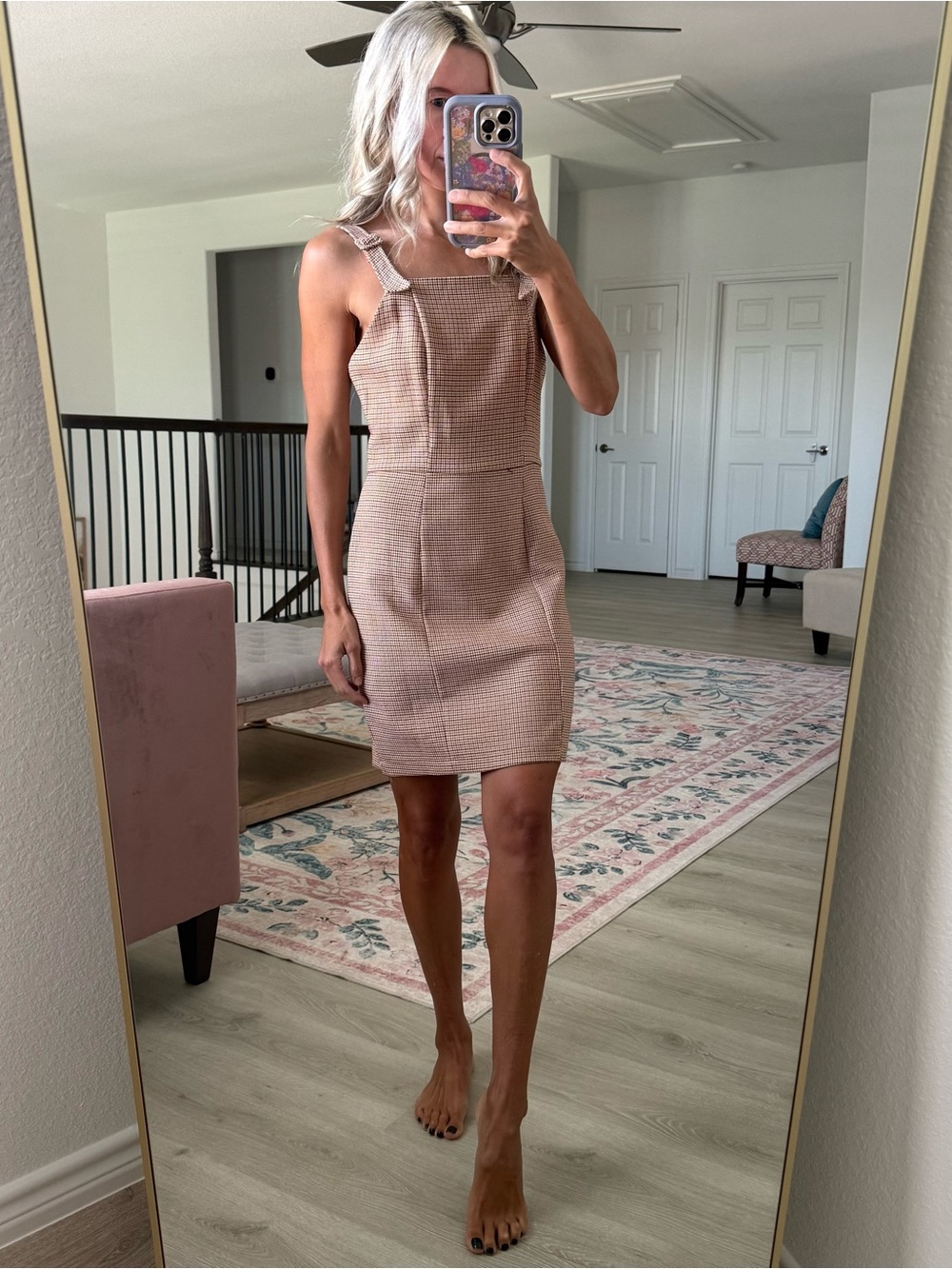 Plaid dress womens small